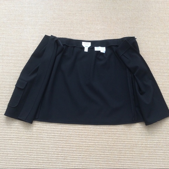 Talbots Black Wrap Skirt - Size 8 - Picture 7 of 12
